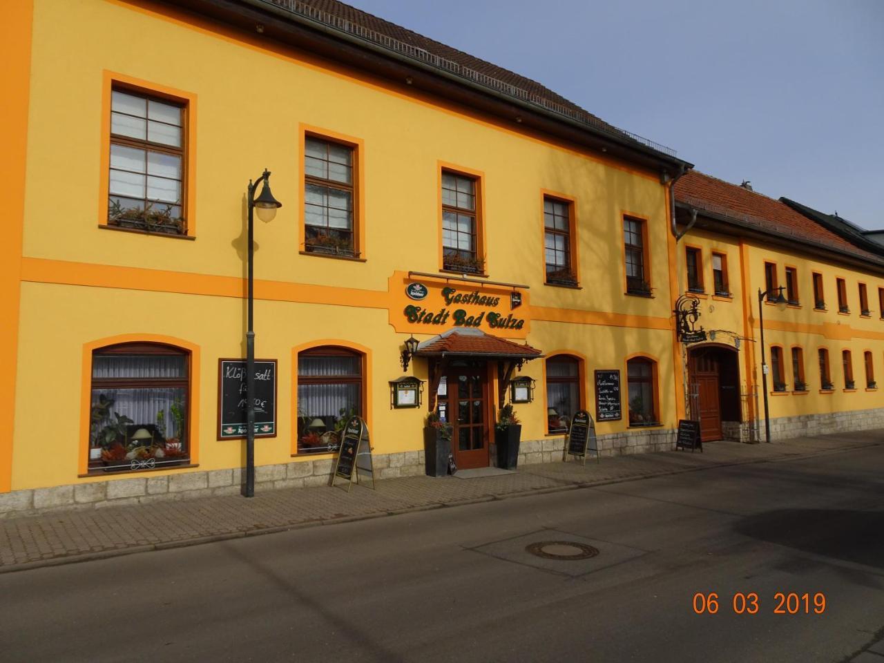 Gasthaus Stadt Bad Sulza Exterior photo