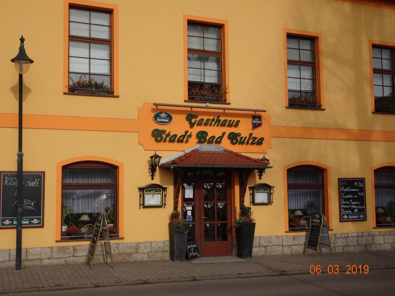 Gasthaus Stadt Bad Sulza Exterior photo